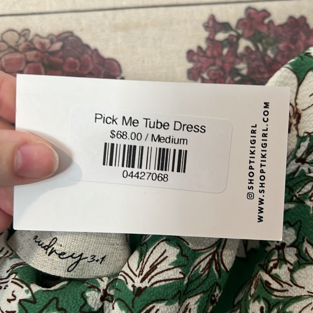Floral Tube Dress - Picture 7 of 7
